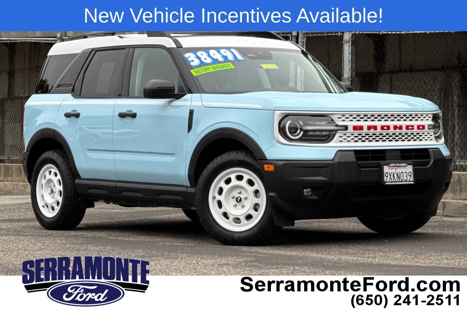Used 2026 Ford Bronco Sport Heritage AWD/4WD image 1