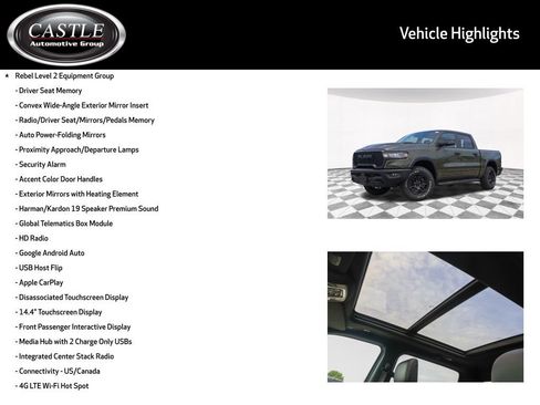 New 2026 RAM 1500 Rebel w/ Rebel Level 2 Equipment Group AWD/4WD image 7