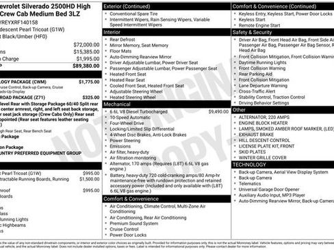 Used 2024 Chevrolet Silverado 2500 High Country w/ Technology Package AWD/4WD image 3