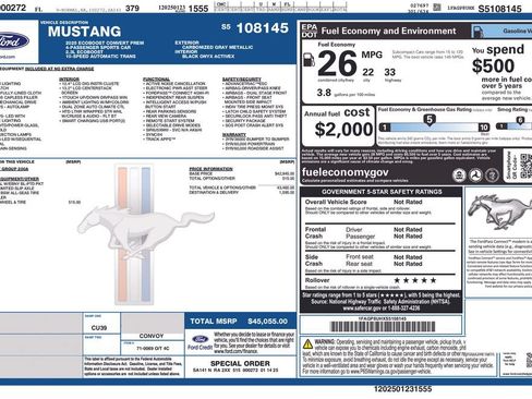 Used 2025 Ford Mustang Premium RWD image 35