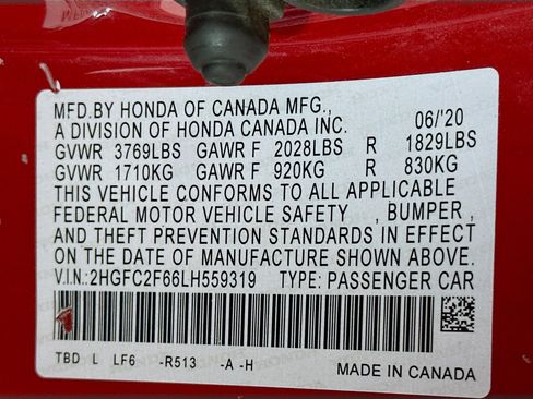 Used 2020 Honda Civic LX image 12