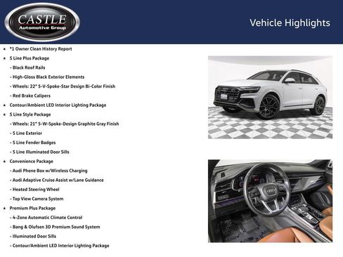 Used 2023 Audi Q8 Premium Plus w/ Premium Plus Package AWD/4WD image 4