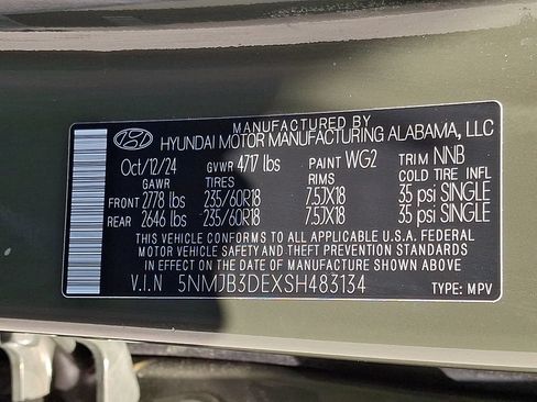 Certified 2025 Hyundai Tucson SEL FWD image 28