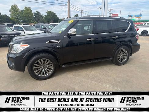 Used 2019 Nissan Armada Platinum w/ Captain's Chairs Package AWD/4WD image 9
