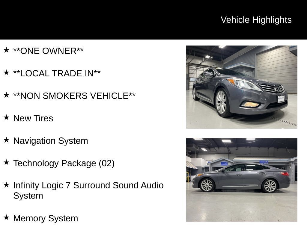 Used 2013 Hyundai Azera w/ Technology Pkg FWD image 12