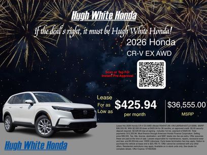 New 2026 Honda CR-V EX