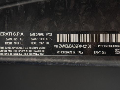 Used 2023 Maserati MC20 Spyder RWD image 20