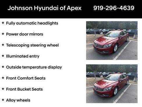 Used 2018 Volkswagen Passat 2.0T S FWD image 4