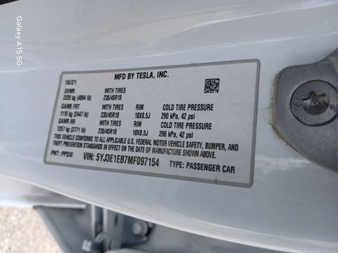 Used 2021 Tesla Model 3 Long Range AWD/4WD image 10