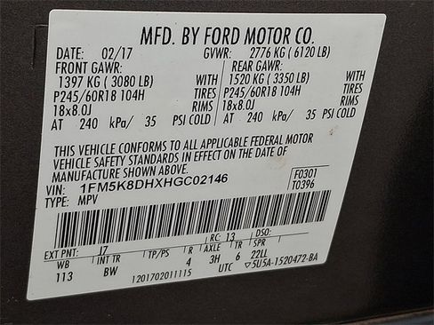 Used 2017 Ford Explorer XLT w/ Equipment Group 202A image 25