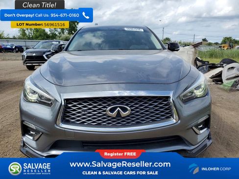Used 2021 INFINITI Q50 Luxe w/ Seat & Sound Package AWD/4WD image 7