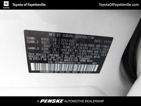 Used 2022 Subaru Ascent Limited w/ Technology Package image 9