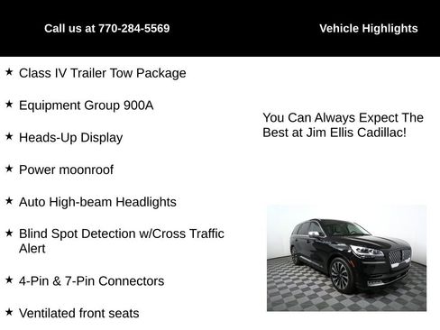 Used 2020 Lincoln Aviator Black Label Grand Touring w/ Class IV Trailer Tow Package image 5