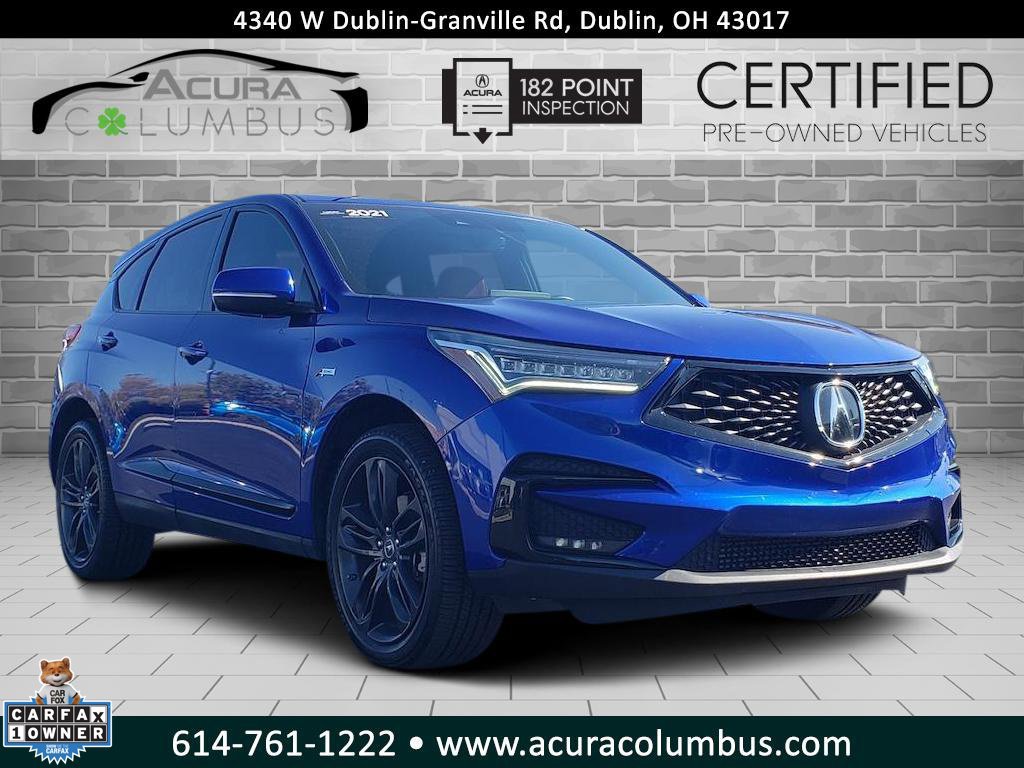 Certified 2021 Acura RDX w/ Advance Package AWD/4WD 360° Tour