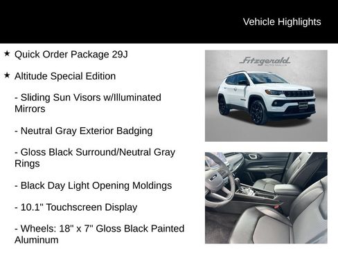 Used 2025 Jeep Compass Latitude w/ Convenience Group AWD/4WD image 9