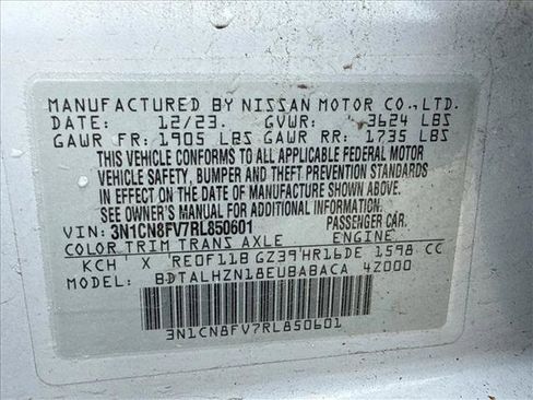 Used 2024 Nissan Versa SR w/ Trunk Package FWD image 18