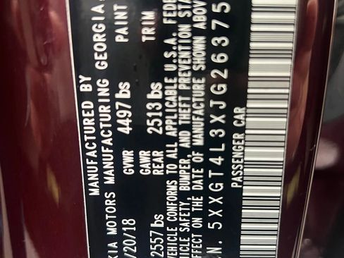 Used 2018 Kia Optima LX w/ 17" Alloy Wheels Package image 32