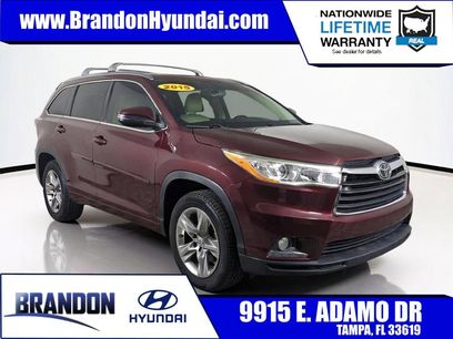 Used 2015 Toyota Highlander Limited Platinum