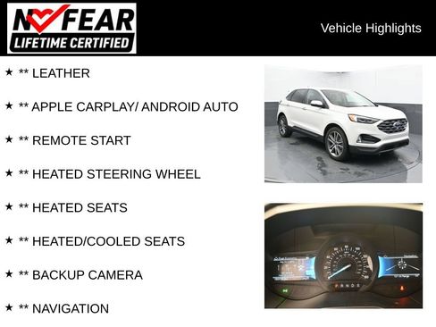 Used 2024 Ford Edge Titanium w/ Equipment Group 301A AWD/4WD image 2