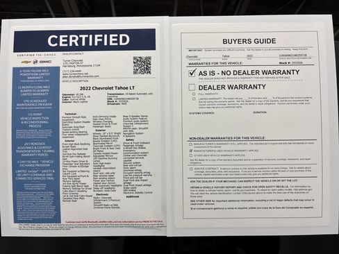 Certified 2022 Chevrolet Tahoe LT w/ Luxury Package image 31