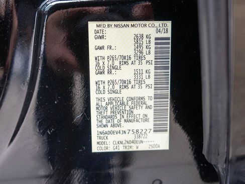 Used 2018 Nissan Frontier SV image 36