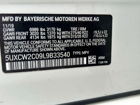Used 2020 BMW X7 xDrive40i w/ Premium Package AWD/4WD image 58