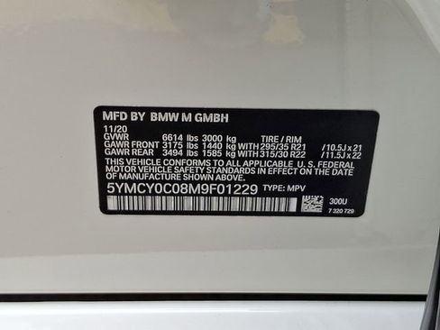 Used 2021 BMW X6 M w/ Competition Package image 35