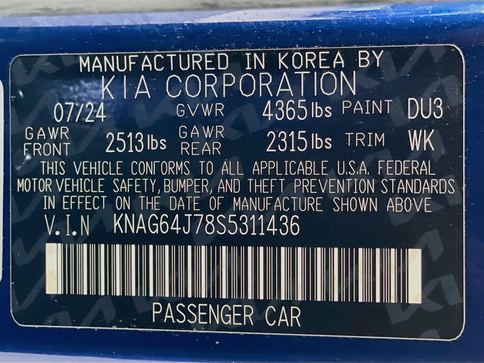 Certified 2025 Kia K5 GT-Line FWD image 34
