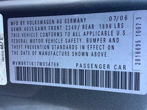 Used 2007 Volkswagen Rabbit 2-Door FWD image 20