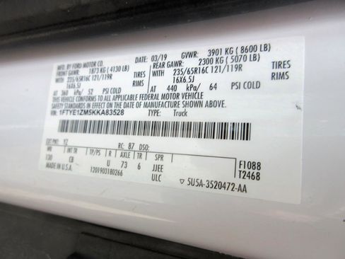 Used 2019 Ford Transit 150 150 Van Low Roof 60/40 Pass. 1 image 31