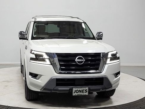 Used 2021 Nissan Armada Platinum w/ Captain's Chairs Package image 2