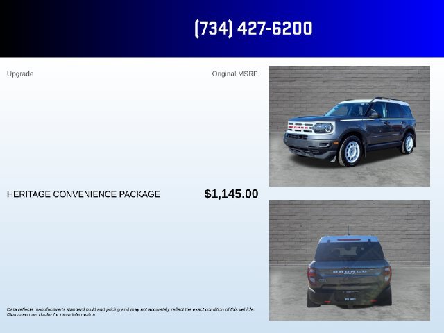 Used 2023 Ford Bronco Sport Heritage w/ Heritage Convenience Package AWD/4WD image 5