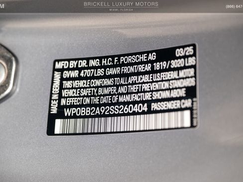 Used 2025 Porsche 911 Targa 4 GTS AWD/4WD image 38