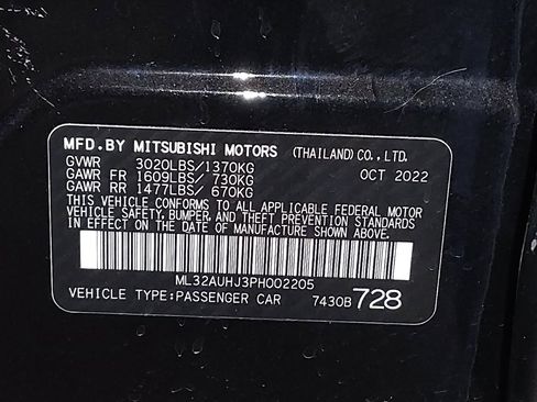 Used 2023 Mitsubishi Mirage ES image 33