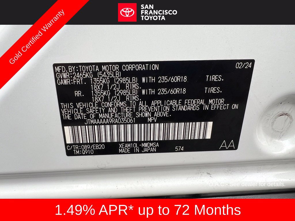 Certified 2024 Toyota bZ4X FWD w/ Weather Package image 40