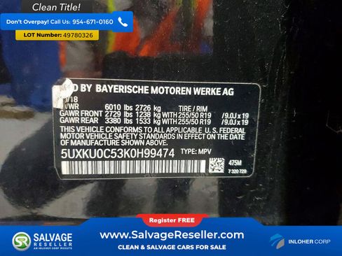 Used 2019 BMW X6 sDrive35i image 17