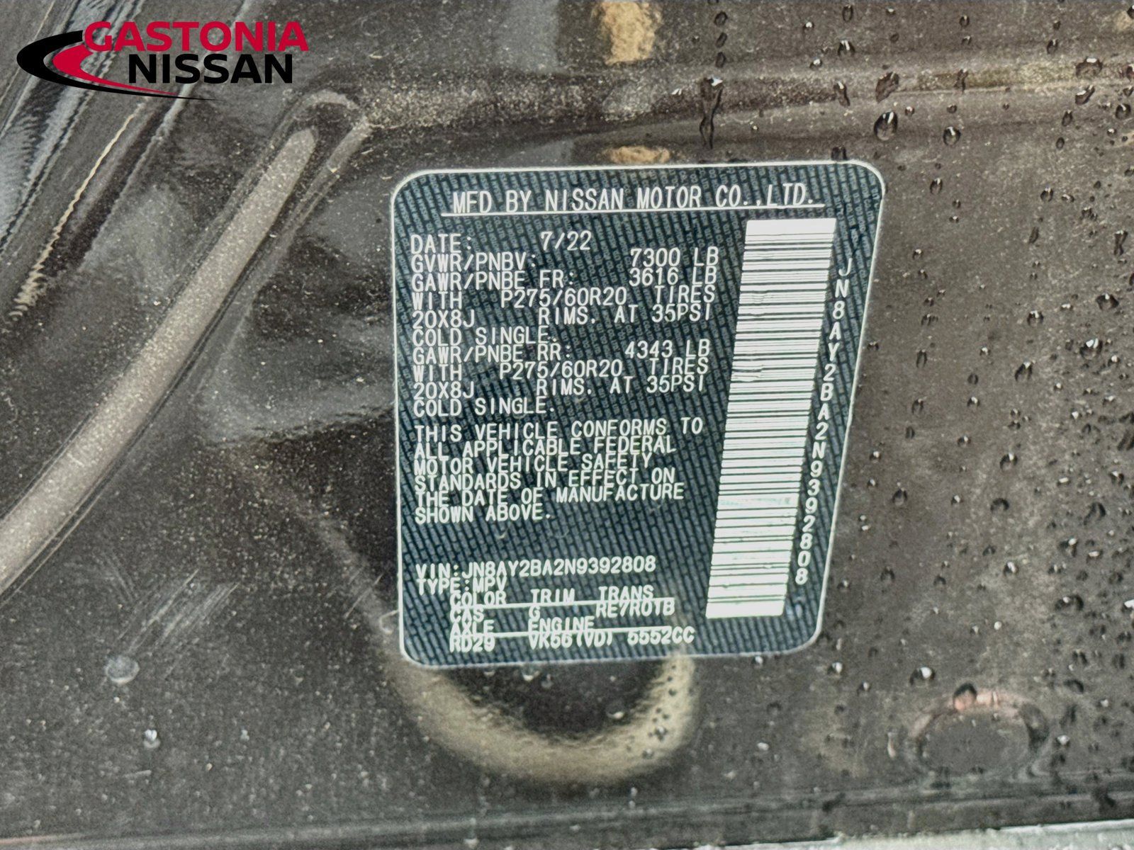 Used 2022 Nissan Armada SL w/ Captain's Chairs Package RWD image 38
