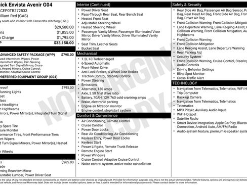 New 2026 Buick Envista Sport Touring FWD image 42