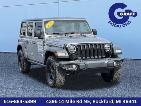 Used 2021 Jeep Wrangler Unlimited Sport AWD/4WD image 1