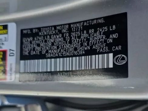 Used 2022 Lexus ES 300h w/ Premium Package FWD image 57