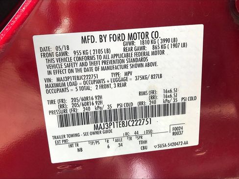 Used 2018 Ford EcoSport SE w/ SE Convenience Package image 31