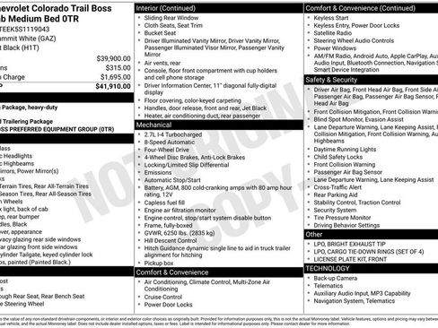 Used 2025 Chevrolet Colorado Trail Boss AWD/4WD image 4