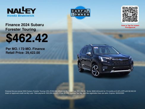 Used 2024 Subaru Forester Touring AWD/4WD image 3