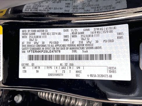 New 2025 Ford Ranger Lariat w/ FX4 Off-Road Package image 18