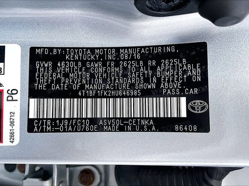 Used 2017 Toyota Camry LE image 37