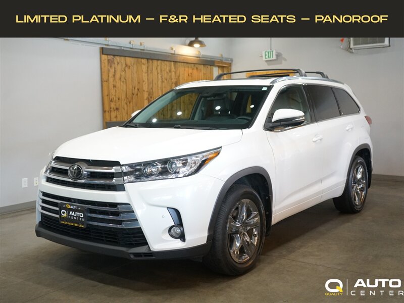 Used 2018 Toyota Highlander Limited Platinum AWD/4WD image 1