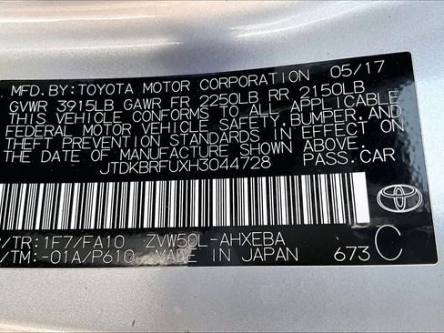 Used 2017 Toyota Prius Two image 32
