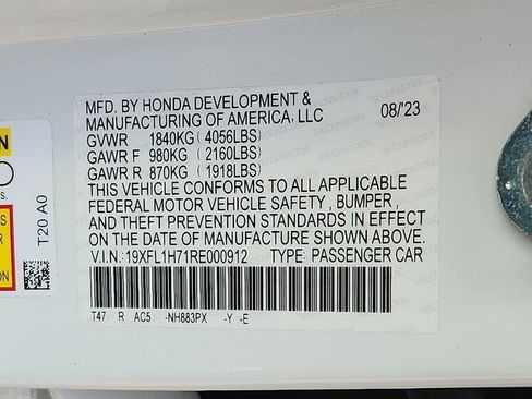Used 2024 Honda Civic EX-L image 28