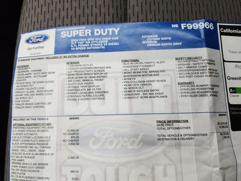 Used 2022 Ford F250 XLT w/ Black Appearance Package image 47