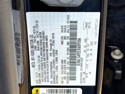 Used 2020 Lincoln MKZ Standard image 33